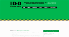Desktop Screenshot of ddrental.com